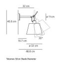 Artemide Tolomeo Wall Diffuser