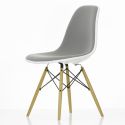 Vitra Eames DSW Plastic Upholstered Chair