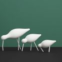 Normann Copenhagen Shorebird, Medium Redshank - White/White 