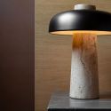 Audo  Copenhagen Reverse Table Lamp - Travertine