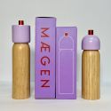 MAEGEN Salt & Pepper Grinder - Lilac & Red