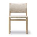Fredericia BM61 Linen Webbing Dining Chair