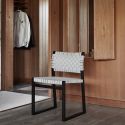 Fredericia BM61 Linen Webbing Dining Chair