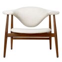 Gubi Masculo Lounge Chair - Wood frame