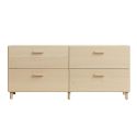 String Relief Chest of Drawers Low, Leg Base