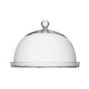 LSA Vienna Clear Glass Dome & Plate 33cm
