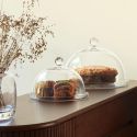 LSA Vienna Clear Glass Dome & Plate 33cm