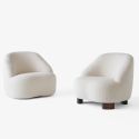 &Tradition Margas LC2 Swivel Lounge Chair  