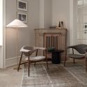 Gubi Masculo Lounge Chair - Wood frame