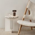 Audo Copenhagen Androgyne Side Table - Ivory Ø40cm
