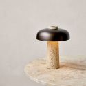 Audo  Copenhagen Reverse Table Lamp - Travertine