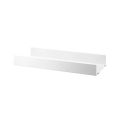 String Metal Shelf High Edge - 58x20, White