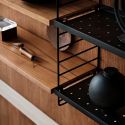 String Shelving - Metal Shelves, Low Edge