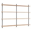 MOEBE Wall Mounted Shelving System WS.115.2.B