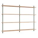 MOEBE Wall Mounted Shelving System WS.115.2.B