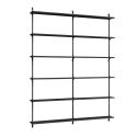 MOEBE Wall Mounted Shelving System WS.200.2.B