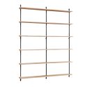 MOEBE Wall Mounted Shelving System WS.200.2.B