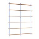 MOEBE Wall Mounted Shelving System WS.200.2.B