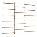 MOEBE Wall Mounted Shelving System WS.200.3