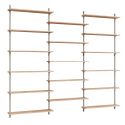 MOEBE Wall Mounted Shelving System WS.200.3