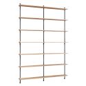 MOEBE Wall Mounted Shelving System WS.230.2.B