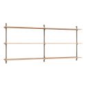 MOEBE Wall Mounted Shelving System WS.65.2.B