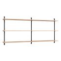 MOEBE Wall Mounted Shelving System WS.65.2.B