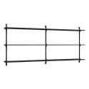 MOEBE Wall Mounted Shelving System WS.65.2.B
