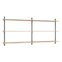 MOEBE Wall Mounted Shelving System WS.65.2.B