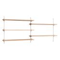 MOEBE Wall Mounted Shelving System WS.65.2