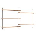 MOEBE Wall Mounted Shelving System WS.85.2