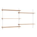 MOEBE Wall Mounted Shelving System WS.85.2
