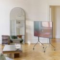 Pedestal Moon Rollin' TV Stand - Tall