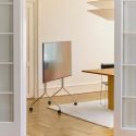 Pedestal Moon Rollin' TV Stand - Tall