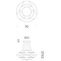 Nemo Lighting Drop 5 LED Pendant Light