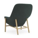 Normann Copenhagen Drape Lounge Chair, High - Wooden Leg