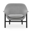 Normann Copenhagen Drape Lounge Chair, Low - Wooden Leg