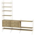 String Shelving Living Room Bundle L J