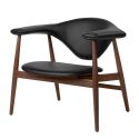 Gubi Masculo Lounge Chair - Wood frame