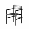 NINE 19 Outdoors Dining Armchair - Black