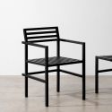 NINE 19 Outdoors Dining Armchair - Black