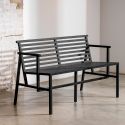 NINE 19 Outdoors Dining Bench - Black