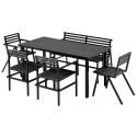 NINE 19 Outdoors Dining Table - Black