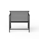 NINE 19 Outdoors Lounge Chair - Black