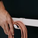 Pedestal Hook Mount - Pearl White