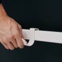 Pedestal Hook Mount - Pearl White