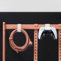 Pedestal Hook Mount - Pearl White