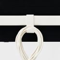 Pedestal Hook Mount - Pearl White