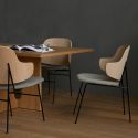 Audo Copenhagen Penguin Dining Chair - Upholstered Seat