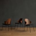 Audo Copenhagen Penguin Dining Chair - Upholstered Seat